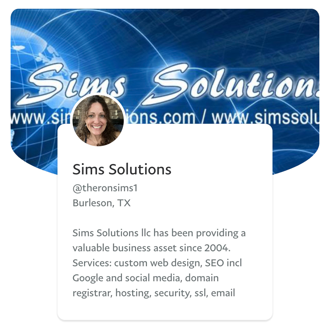 Sims Solutions is a Women Owned Business