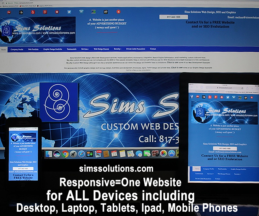 Responsive Web Design | Mobile Website Design by Sims Solutions