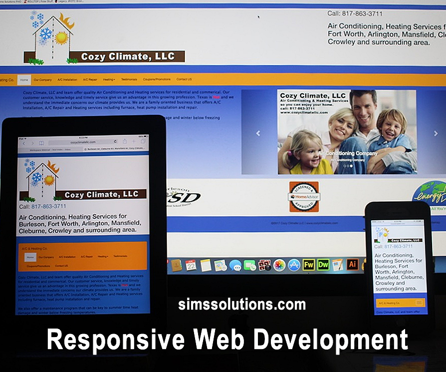 Responsive Web Design | Mobile Website Design by Sims Solutions