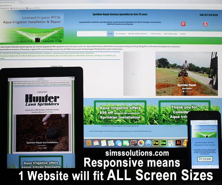 Responsive Web Design | Mobile Website Design by Sims Solutions